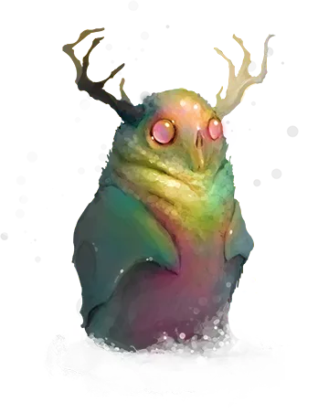 Deer Skulled Penguin Bat
